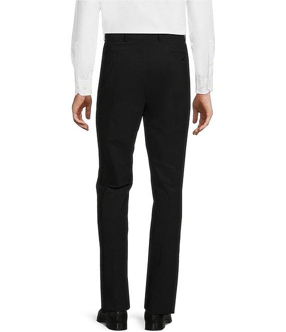 Hart Schaffner Marx New York Fit Flat Front Solid Dress Pants Product Image