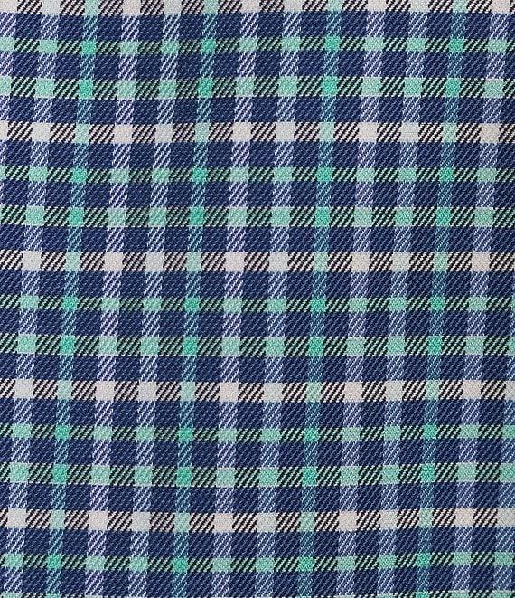 Roundtree & Yorke TravelSmart Easy Care Short Sleeve Twill Check Small Print Shirt Product Image