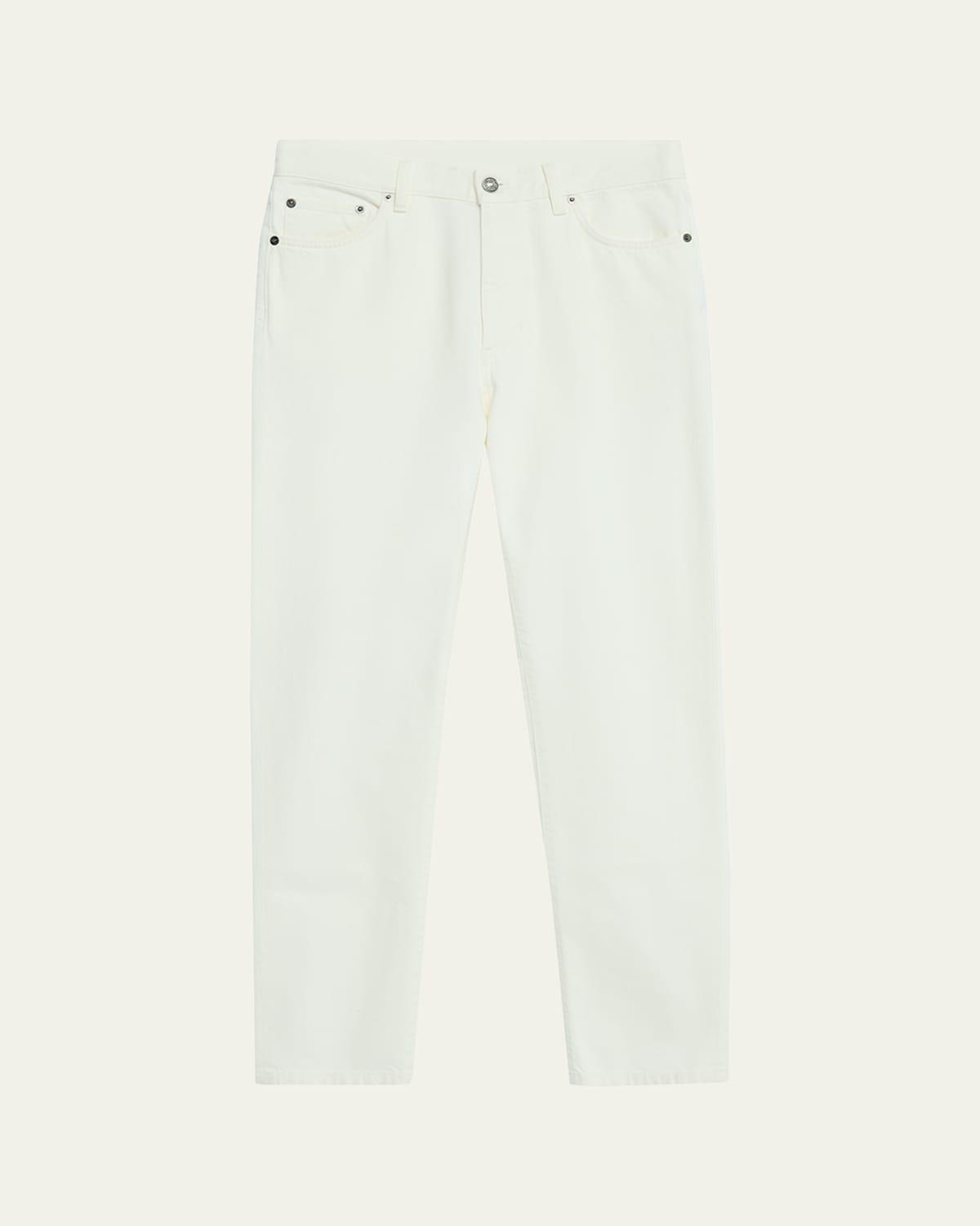 Mens Slim Denim Five-Pocket Pants Product Image