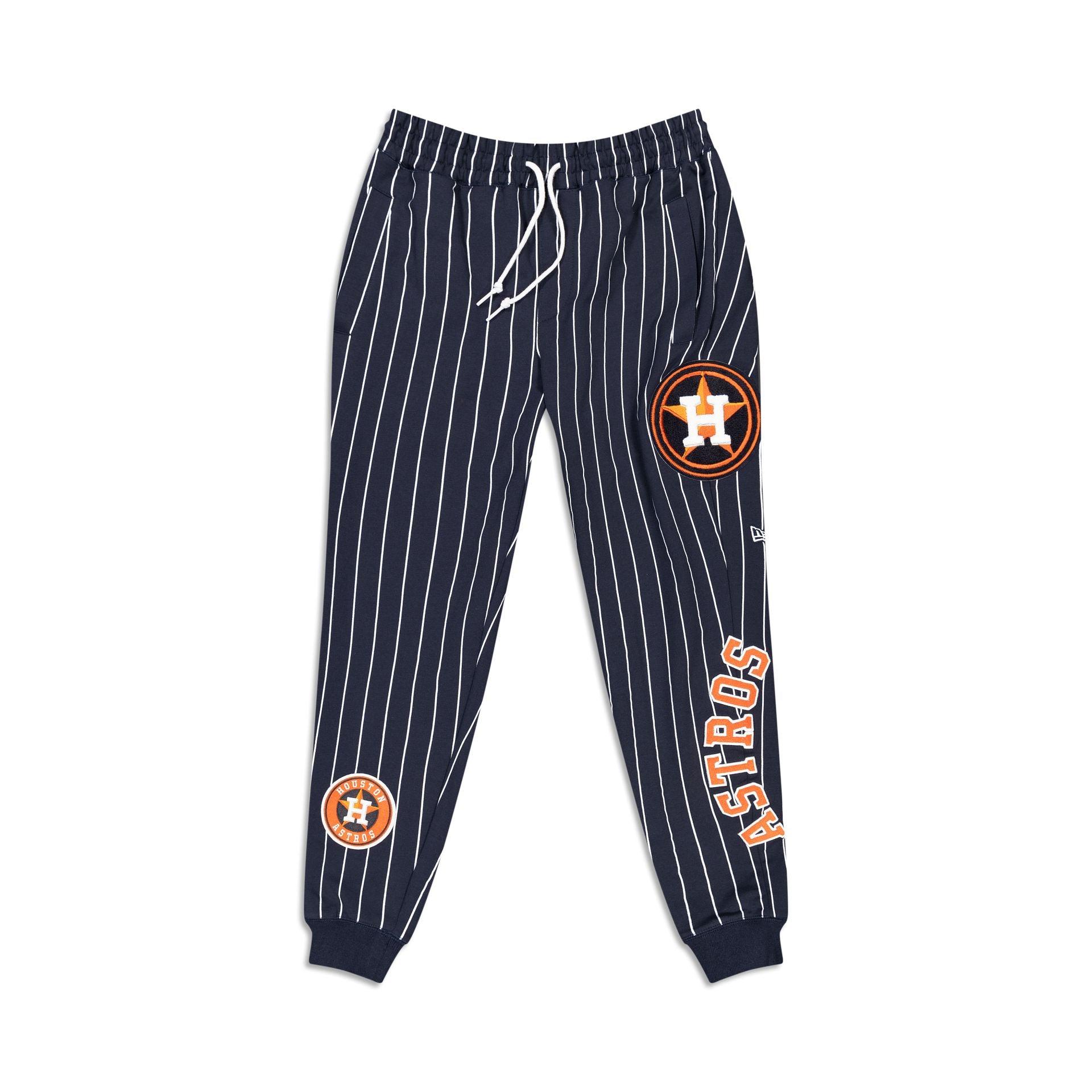 Houston Astros Logo Select Pinstripe Jogger Male Product Image