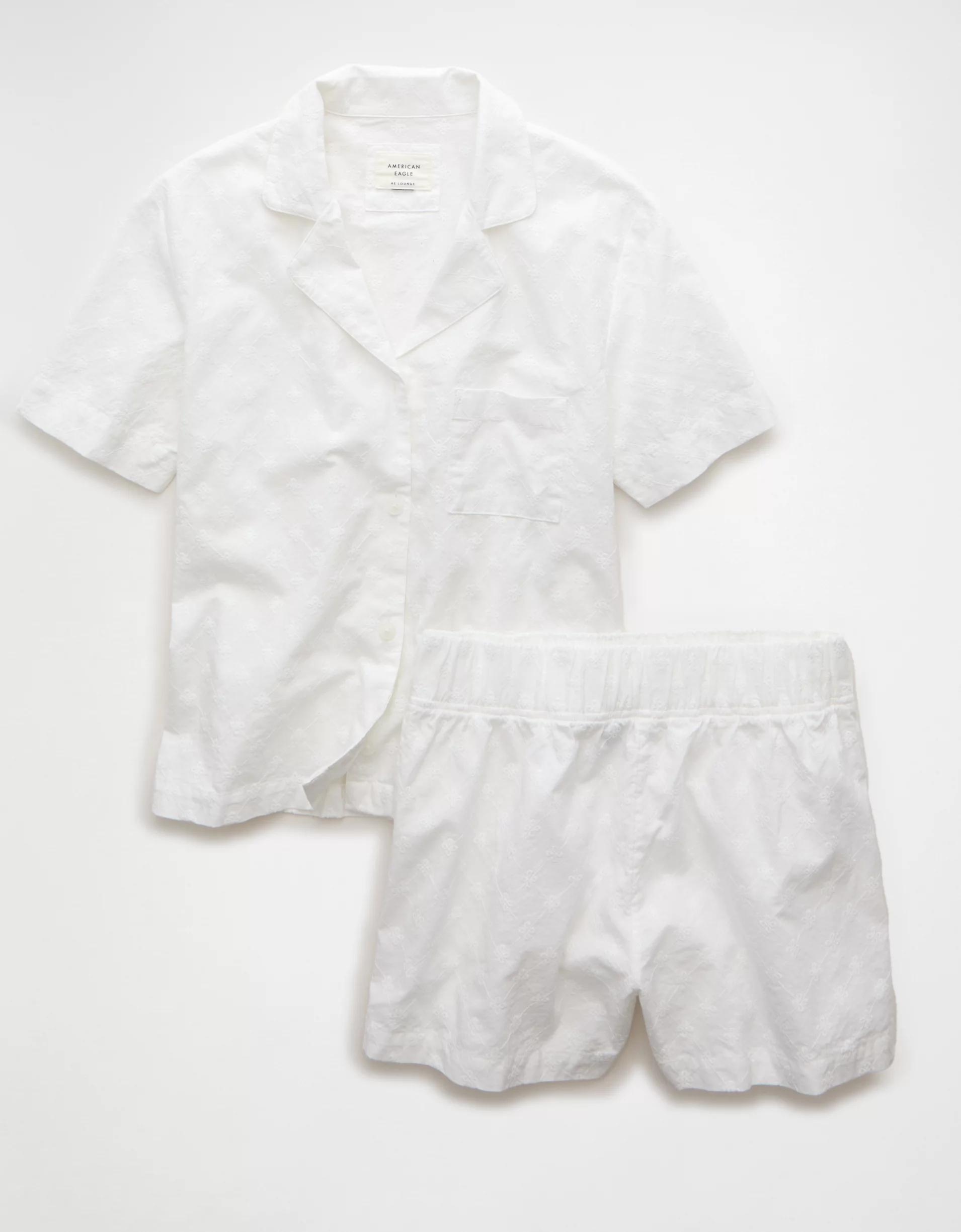 AE Eyelet Button-Up PJ Set Product Image