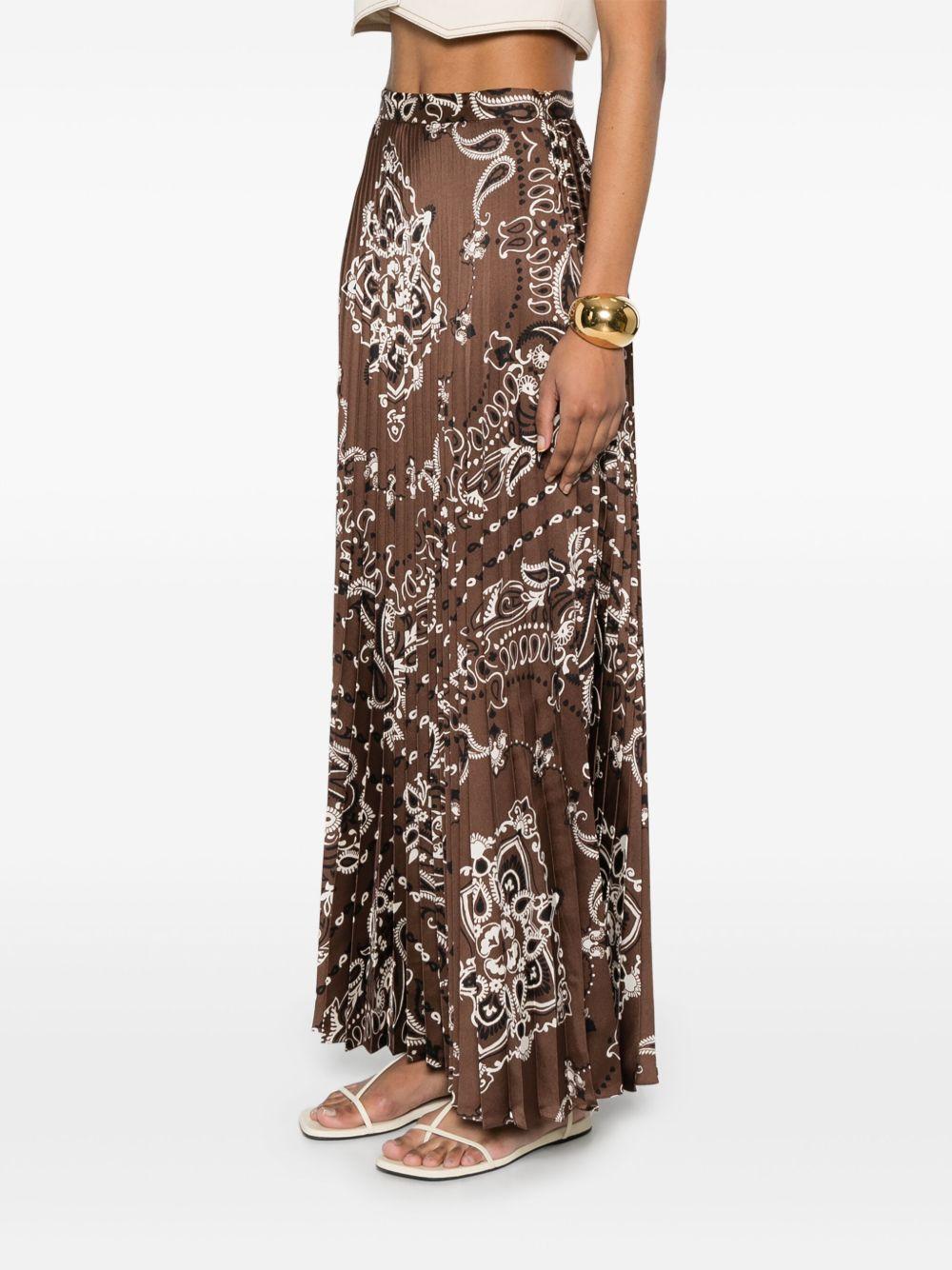 pleated maxi skirt Product Image