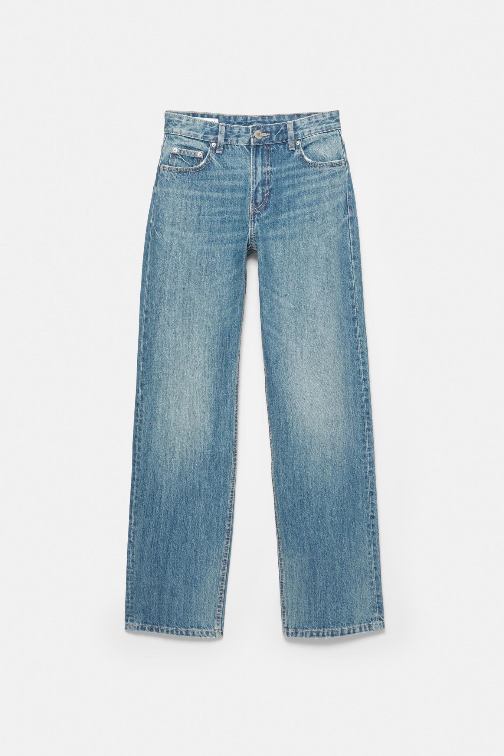 Mid-rise straight-leg jeans Product Image