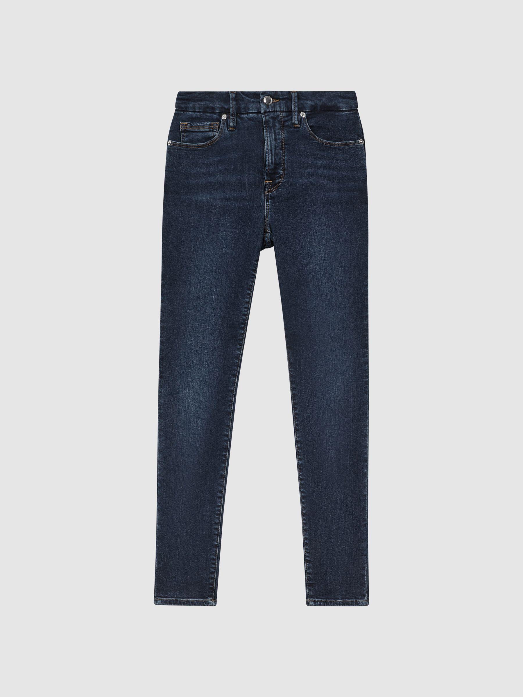 Good American Skinny Jeans in Dark Blue Product Image
