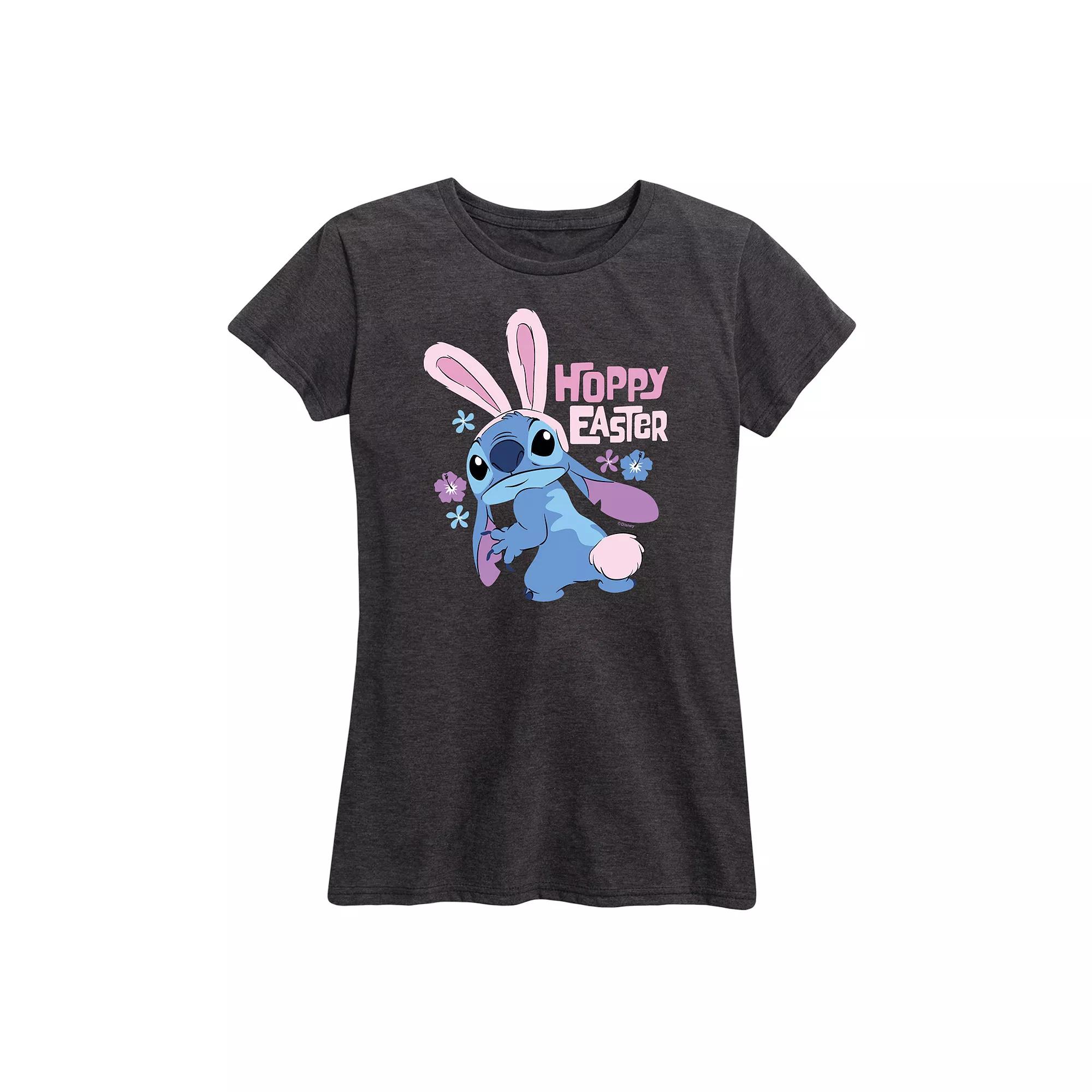 Disney's Lilo & Stitch Women's Hoppy Easter Graphic Tee,  Product Image