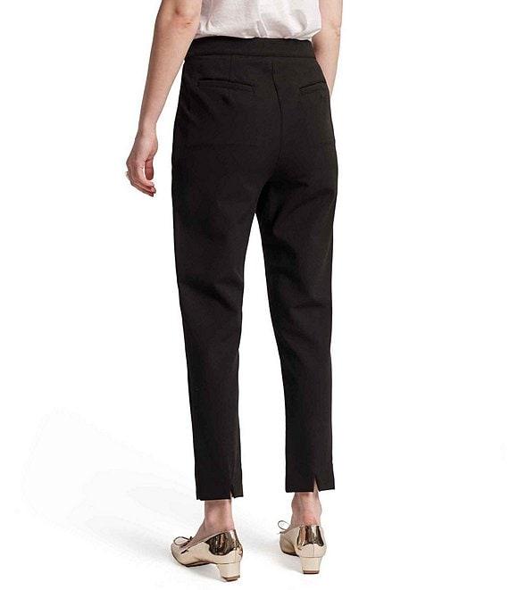 FRANCES VALENTINE Lucy Stretch Woven High Rise Slim Leg Trouser Pant Product Image