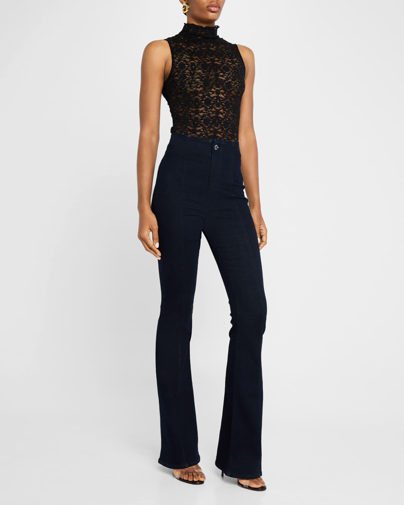 Beverly High-Rise Skinny Flare Jeans Product Image