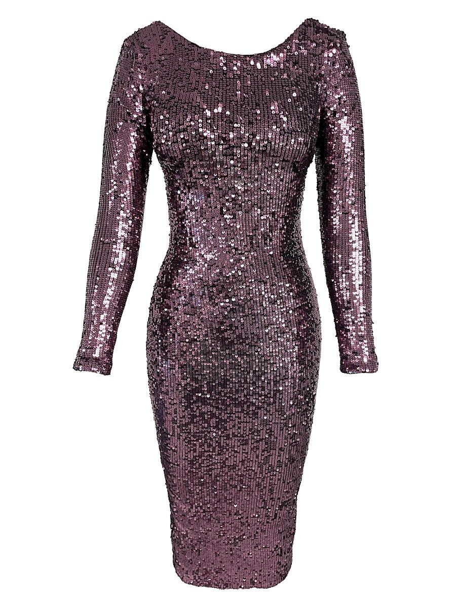 Womens Emery Sequined Midi-Dress Product Image
