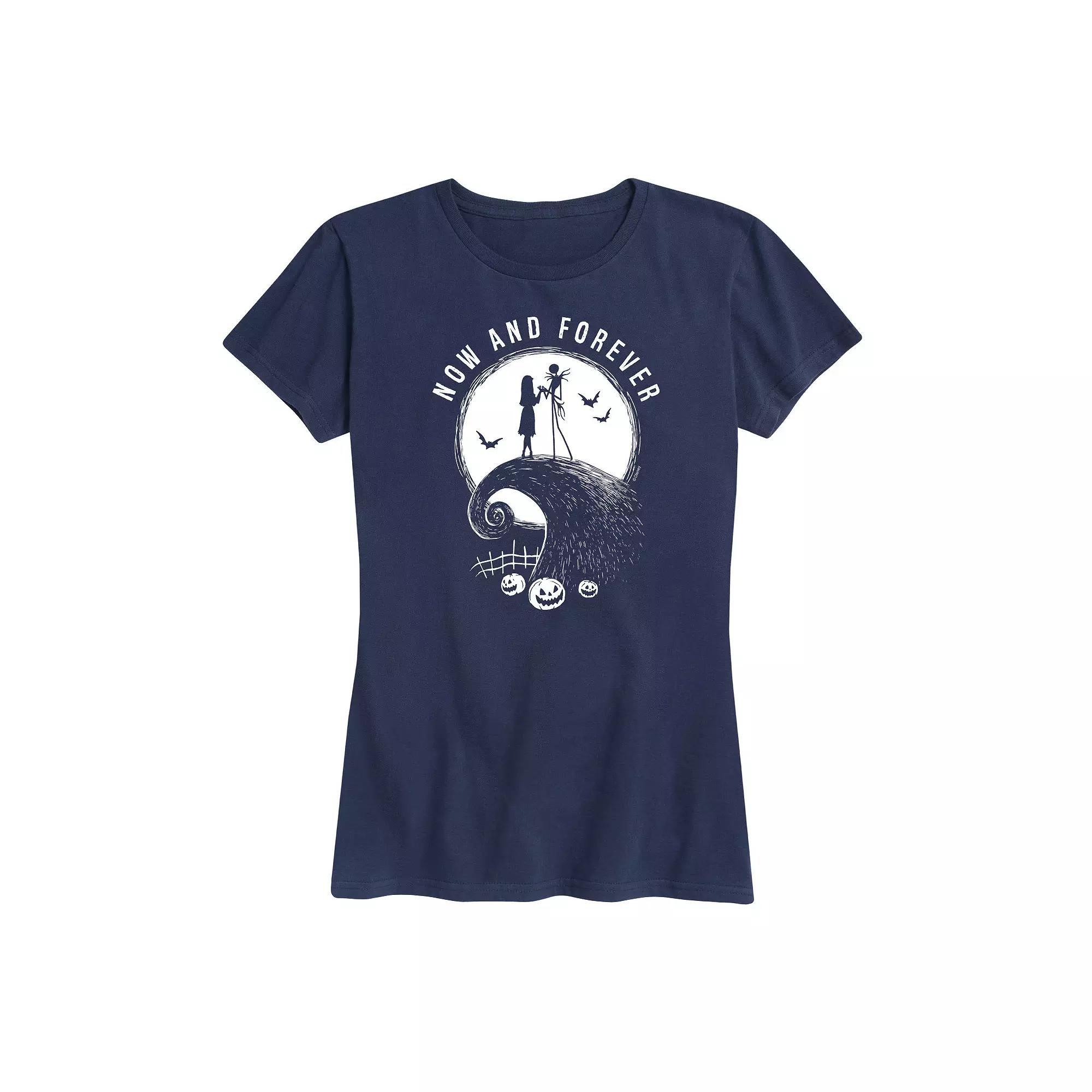 Disney's Nightmare Before Christmas Women's Now and Forever Graphic Tee, Girl's,  Product Image
