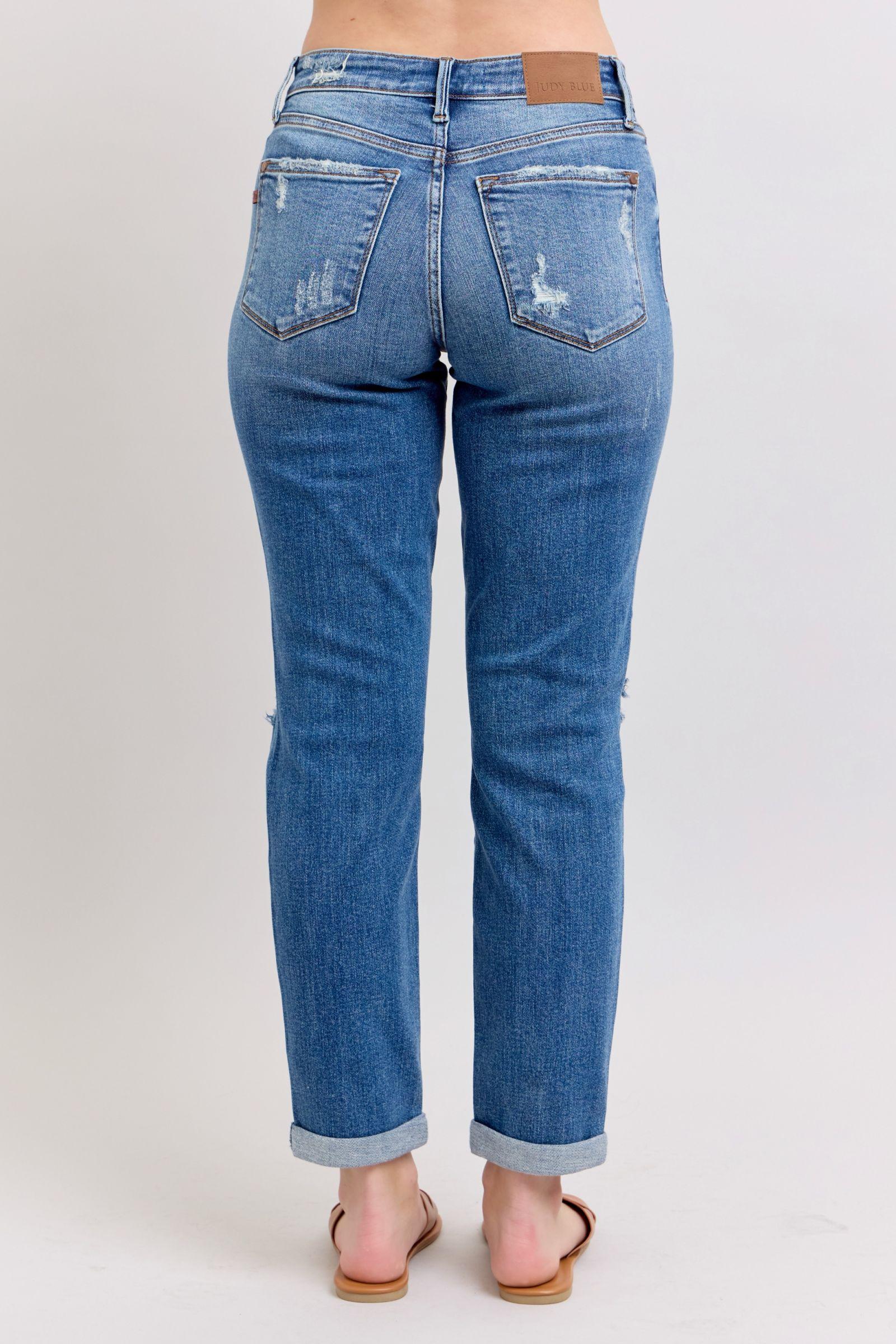MILLIE DESTROYED BOYFRIEND JEANS Product Image