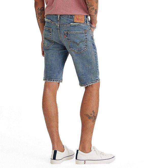 Levi's® 412 Slim Fit 9#double; Inseam Mid Rise Denim Shorts Product Image