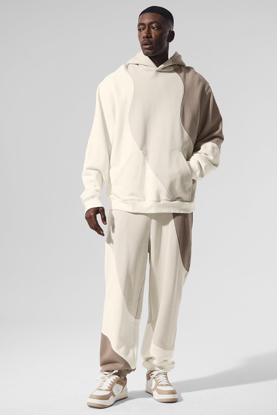 Make Waves Hoodie - Ivory/Bone/Gravel Male Product Image