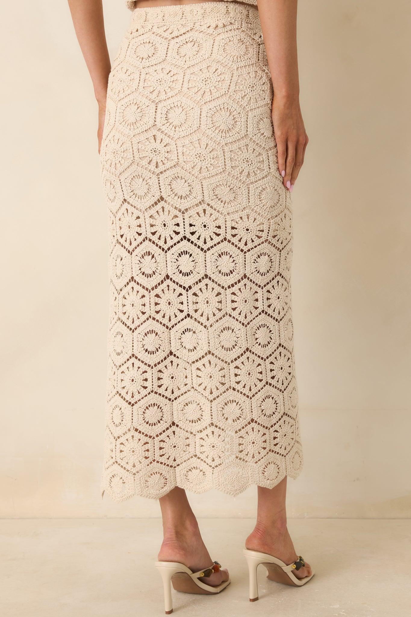 Z Supply Natural Raquel Lace Skirt Product Image