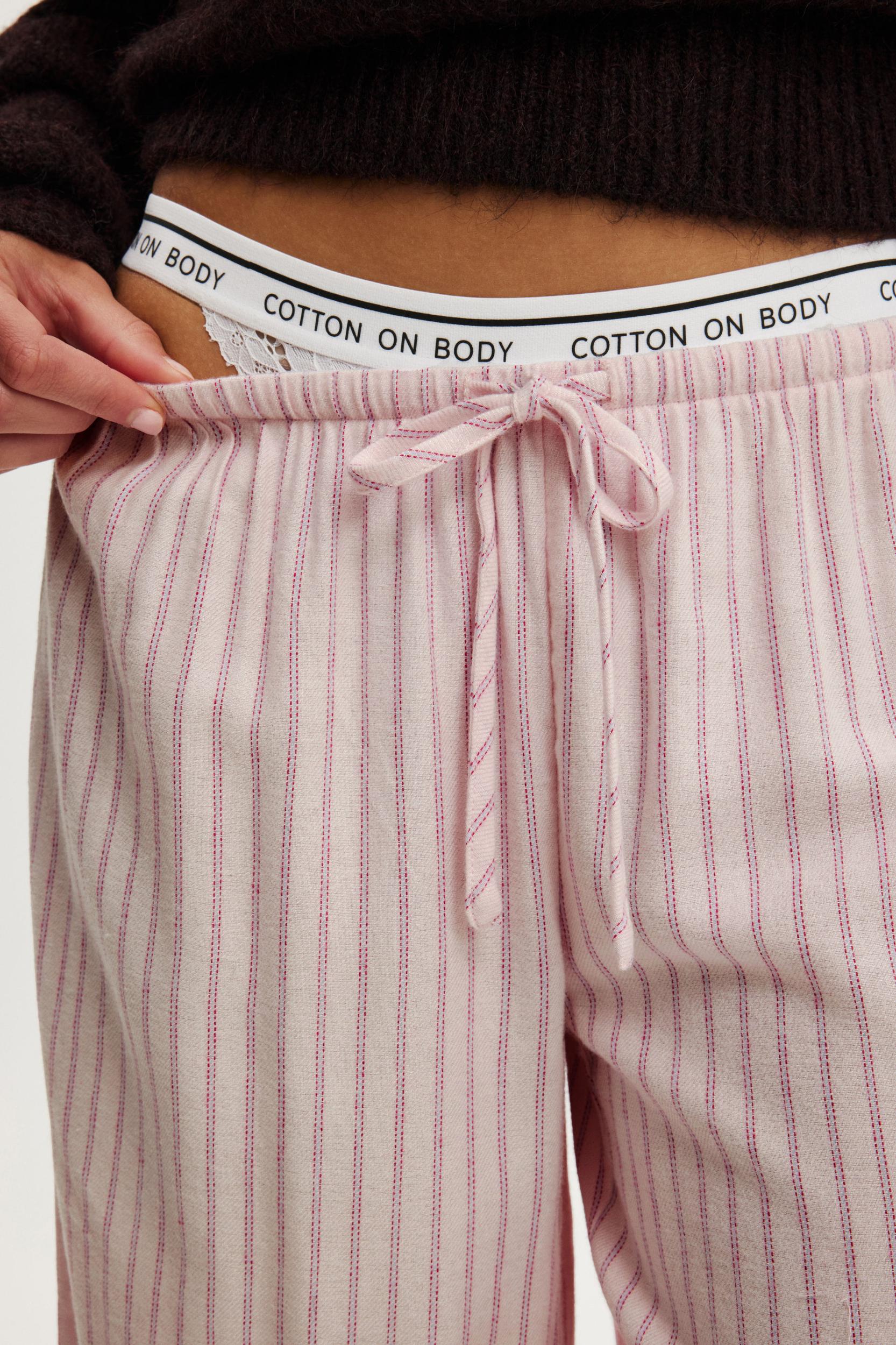 Cloud Soft Flannel Wide Leg Pant Product Image