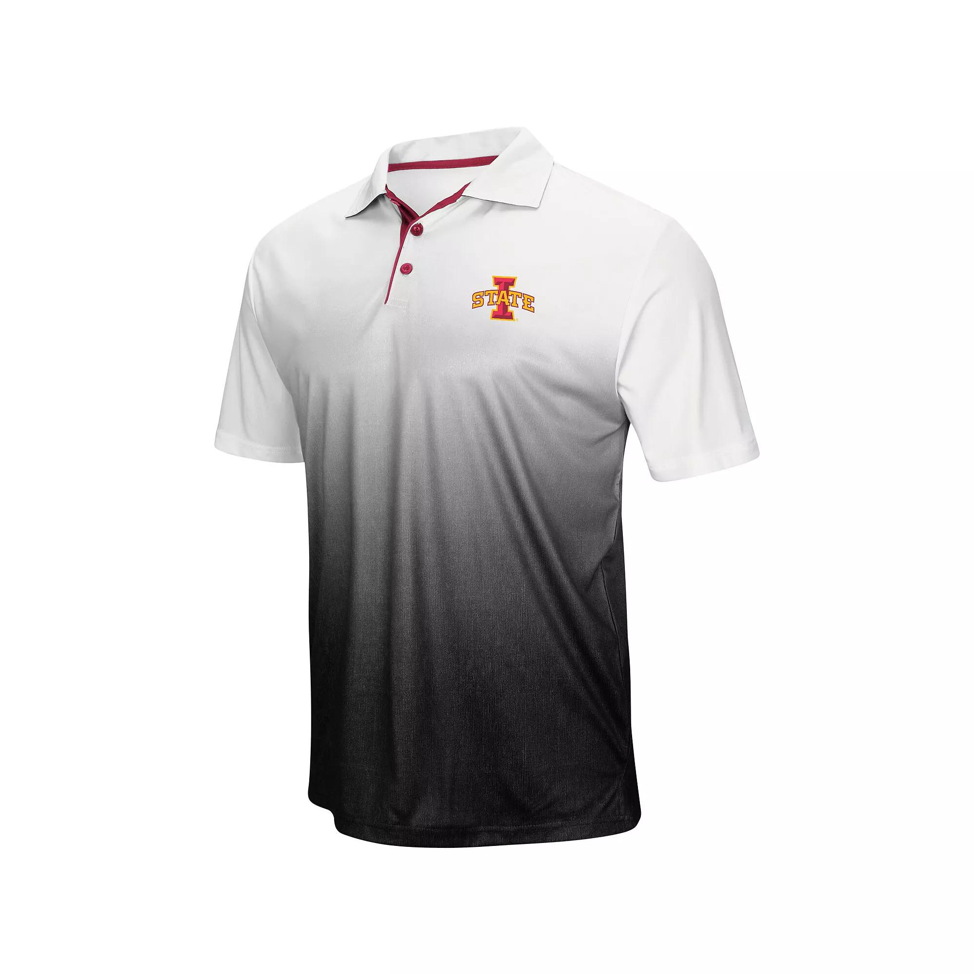 Men's Colosseum Gray Iowa State Cyclones Magic Team Logo Polo, Size: Small, Grey Product Image