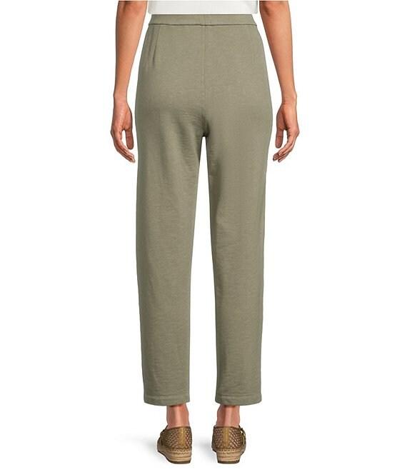 Eileen Fisher Organic Cotton Terry Slouch Ankle Pants Product Image
