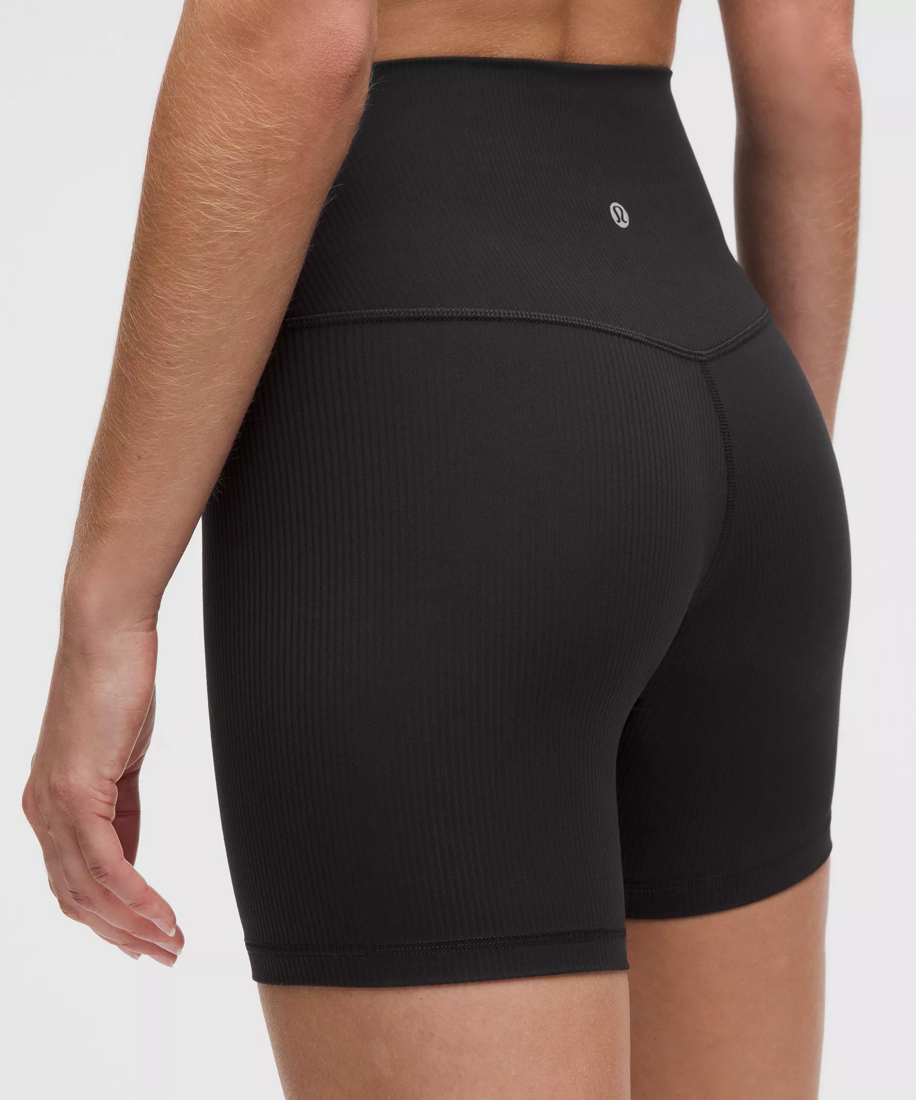 lululemon Align™ High-Rise Ribbed Short 6" Product Image