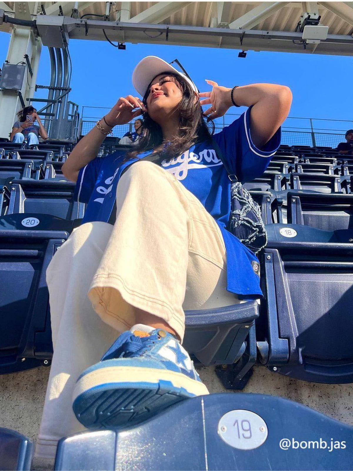 Starry Climb Stars Casual All-Match Denim Skate Shoes Product Image