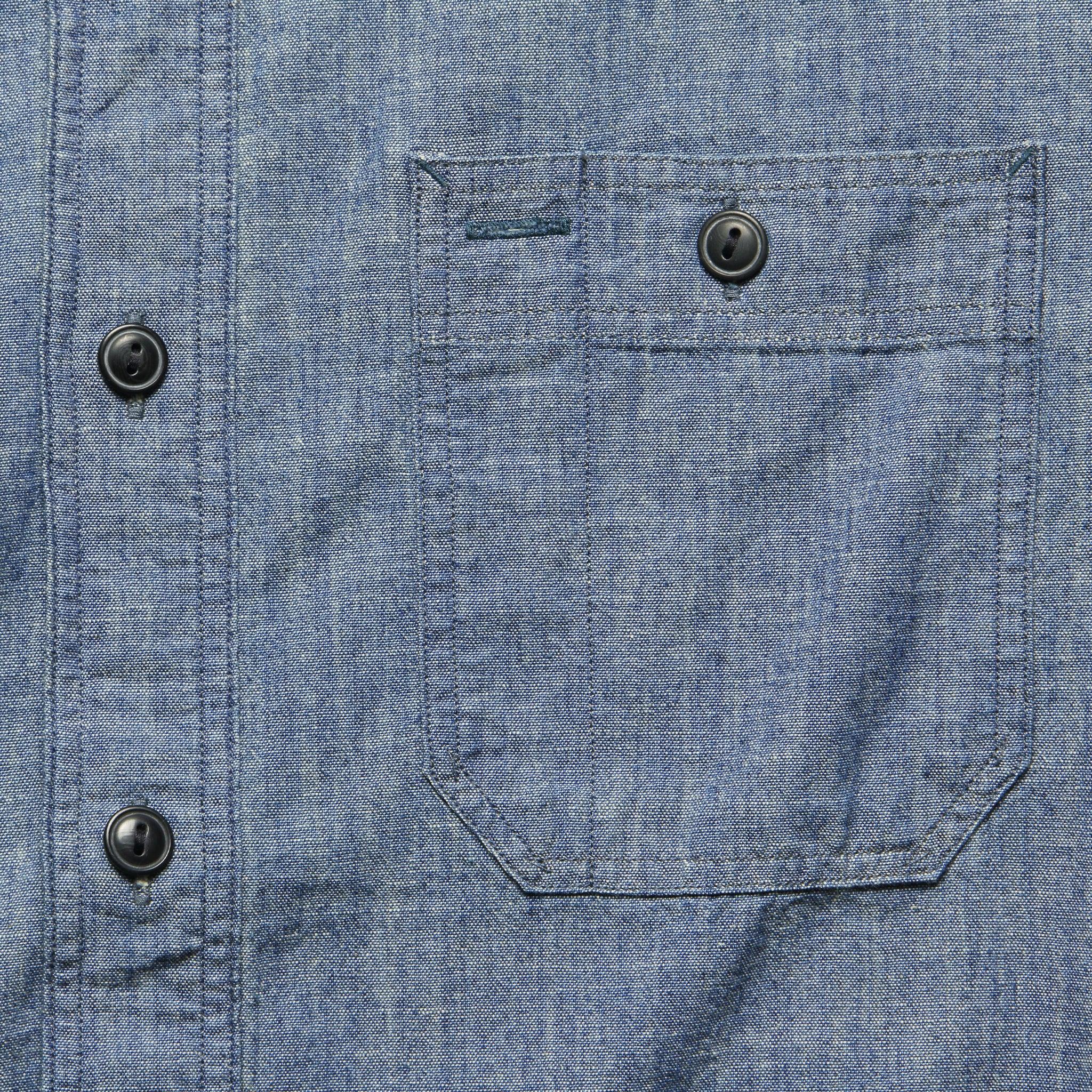 Indigo Chambray Workshirt - Rinse Product Image