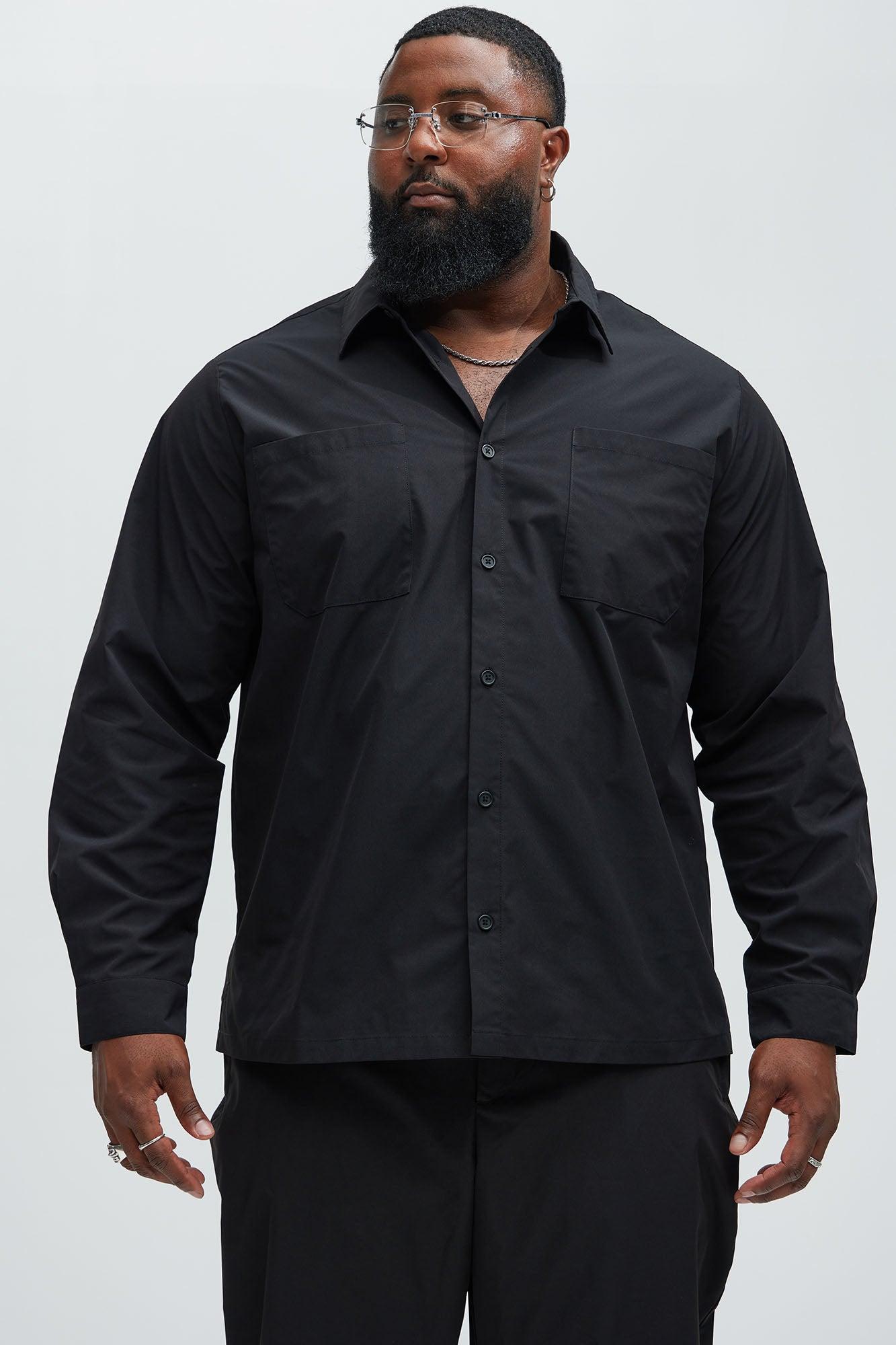 Ansel Tech Shirt - Black Product Image