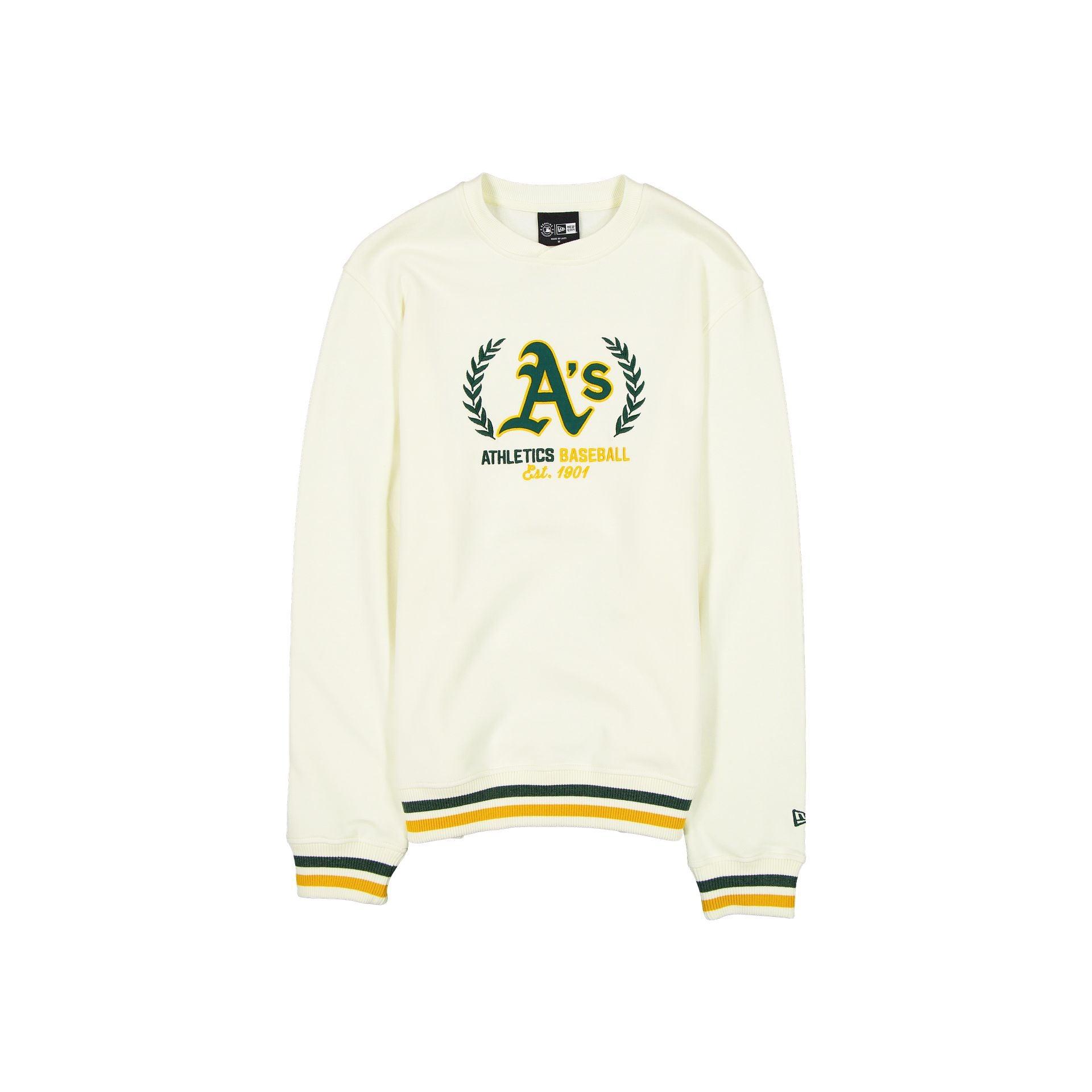 Los Angeles Dodgers Throwback Chrome White Crewneck Male Product Image