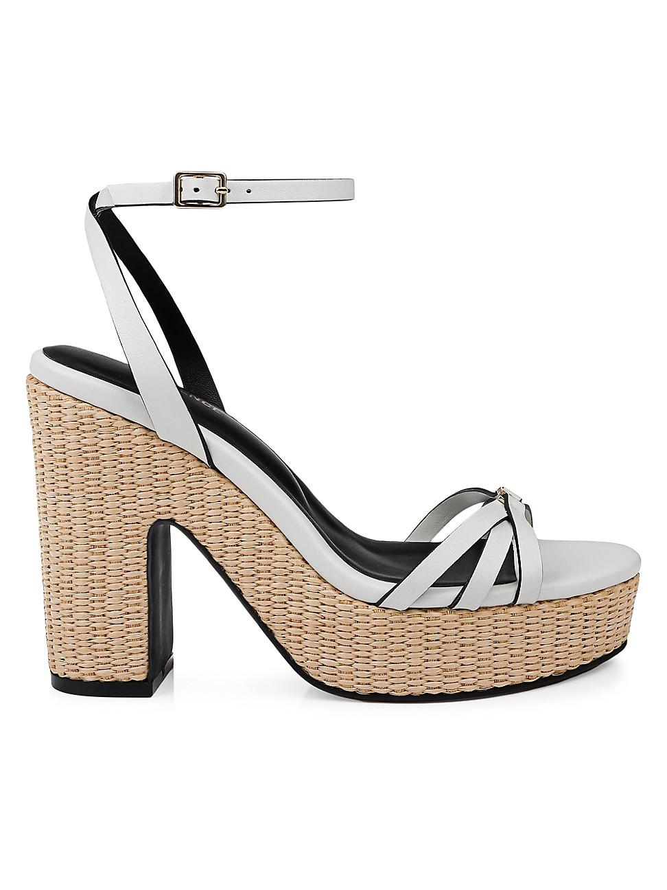 Womens Genevra 110MM Leather Platform Sandals Product Image