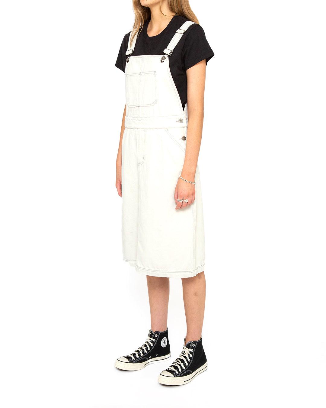 Overall Dress (Relaxed Fit) - Bleached White Product Image