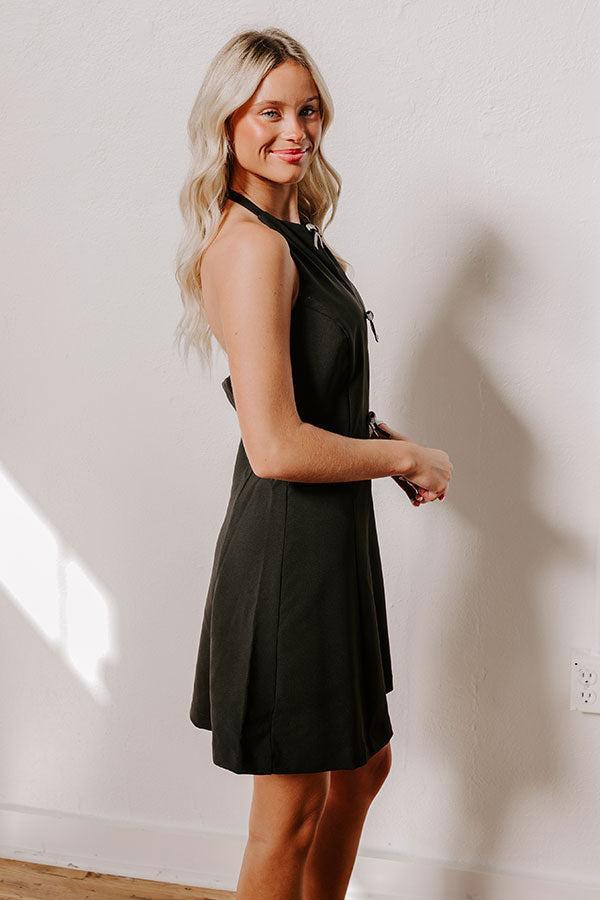 Chic Coquette Halter Mini Dress Baby Product Image