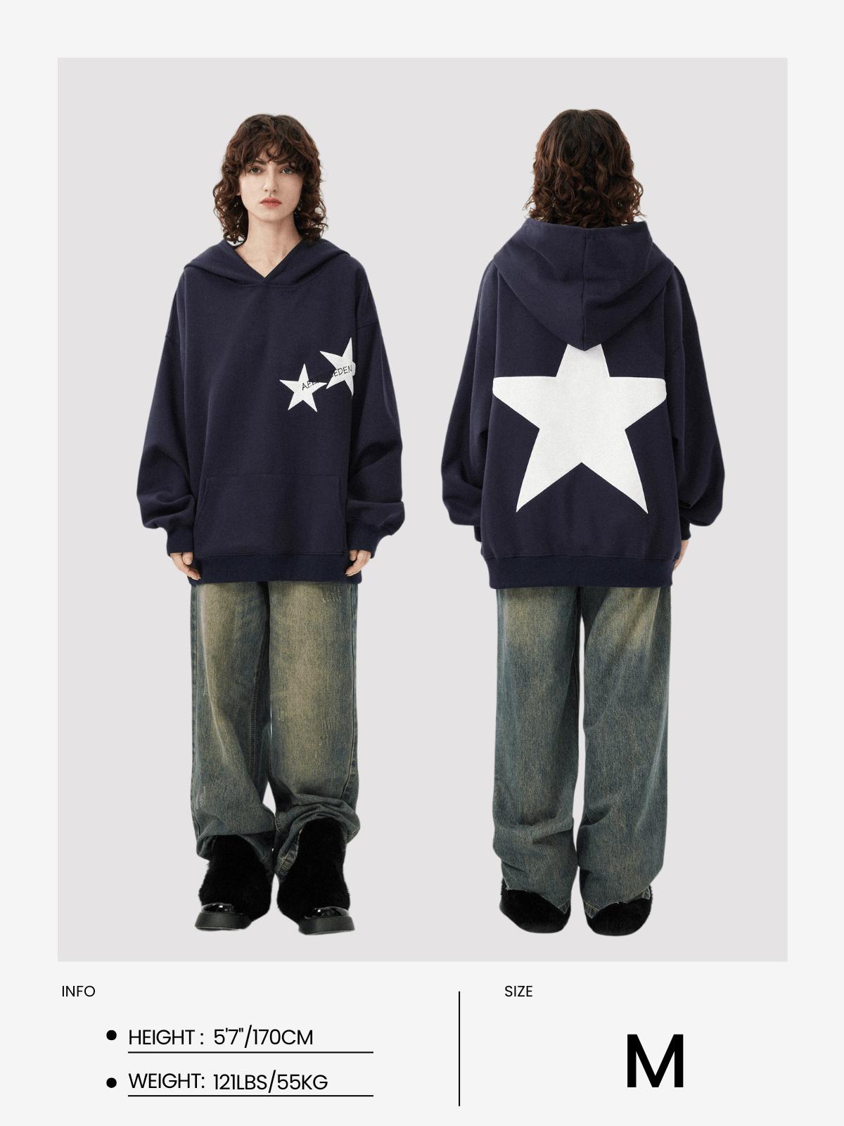 Aelfric Eden Star Color Contrast Hoodie Product Image