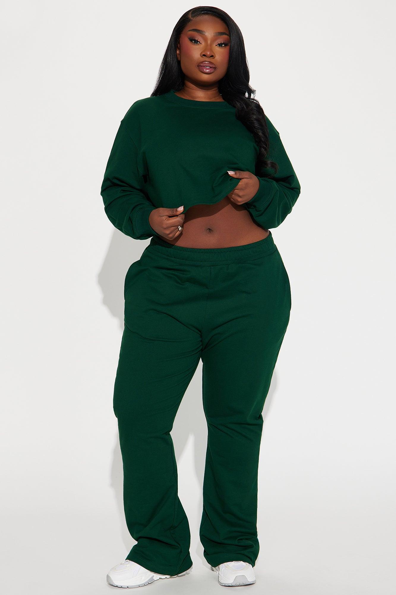 Flight Time Lounge Flare Pants - Green Product Image