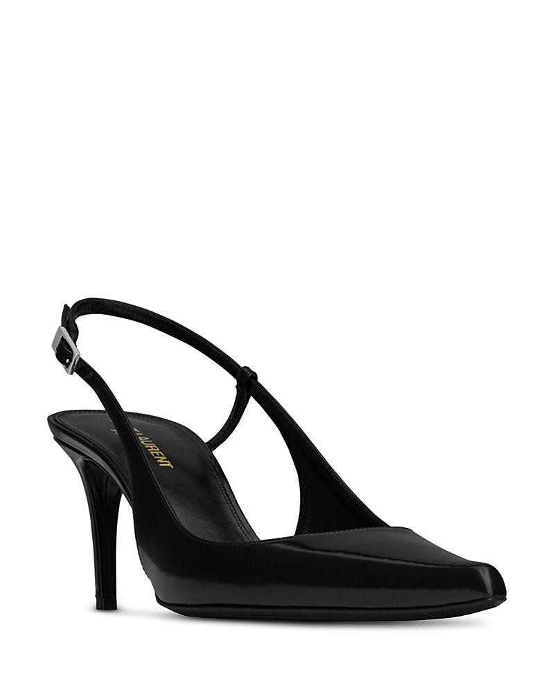 Womens Vendome Slingback Pumps In Glazed Leather Product Image