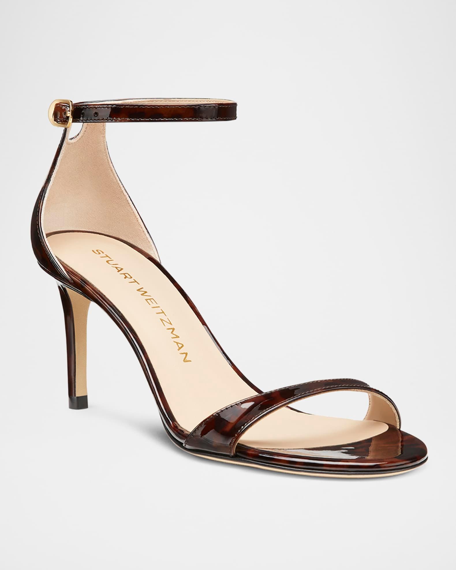Nudist Tortoiseshell  Ankle-Strap Sandals Product Image