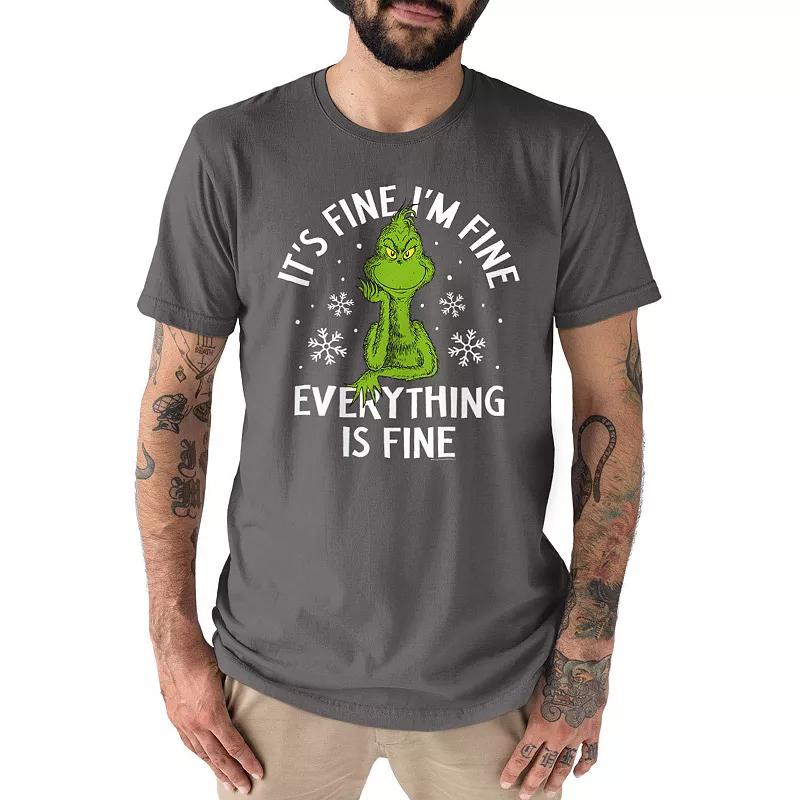 Men's Dr. Seuss The Grinch Its Fine Tee,  Product Image