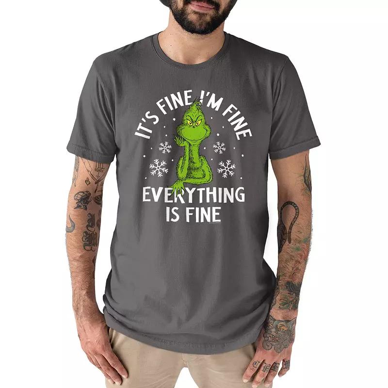 Men's Dr. Seuss The Grinch Its Fine Tee,  Product Image