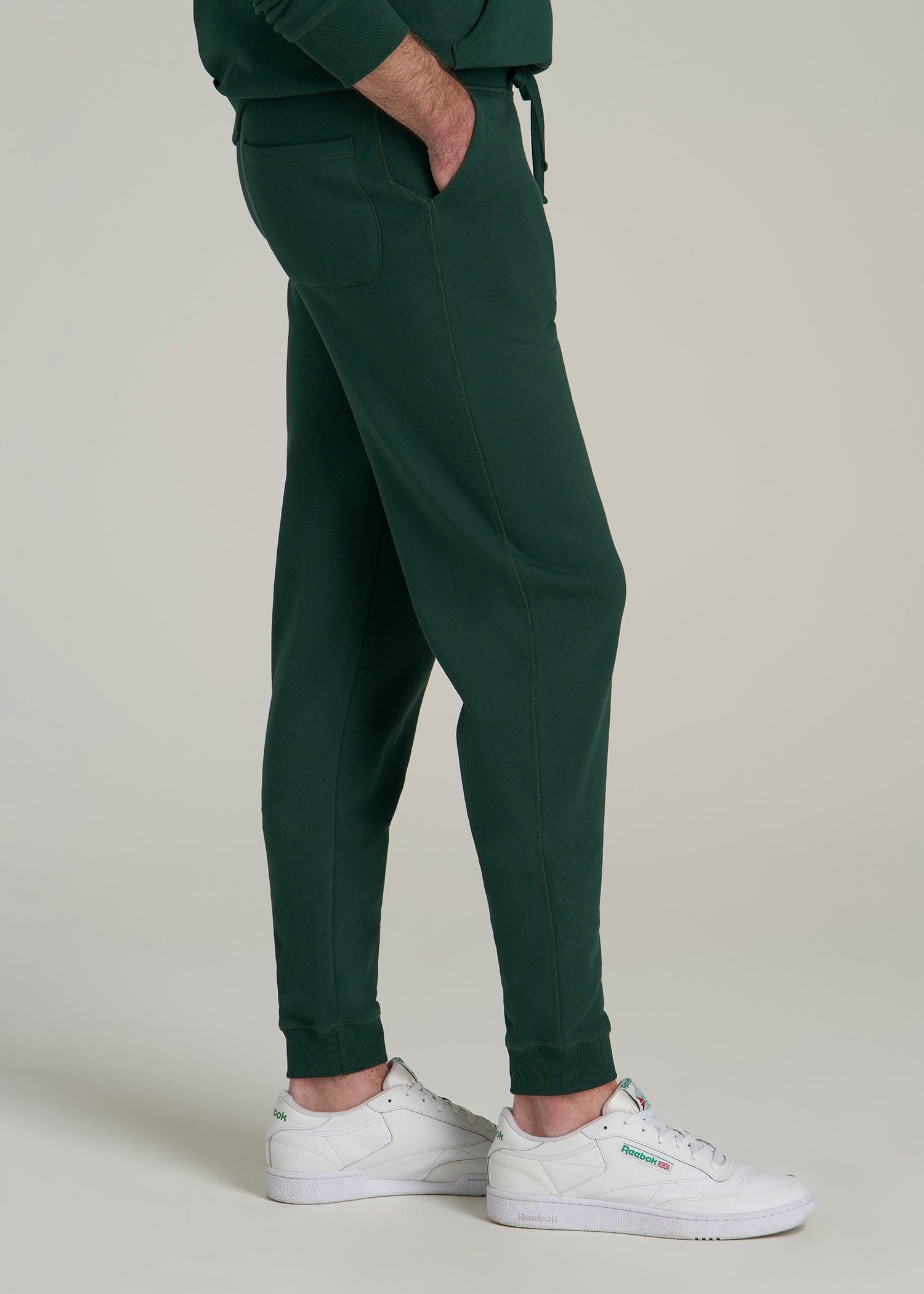 Wearever 2.0 Fleece Joggers for Tall Men in Rain Forest Product Image