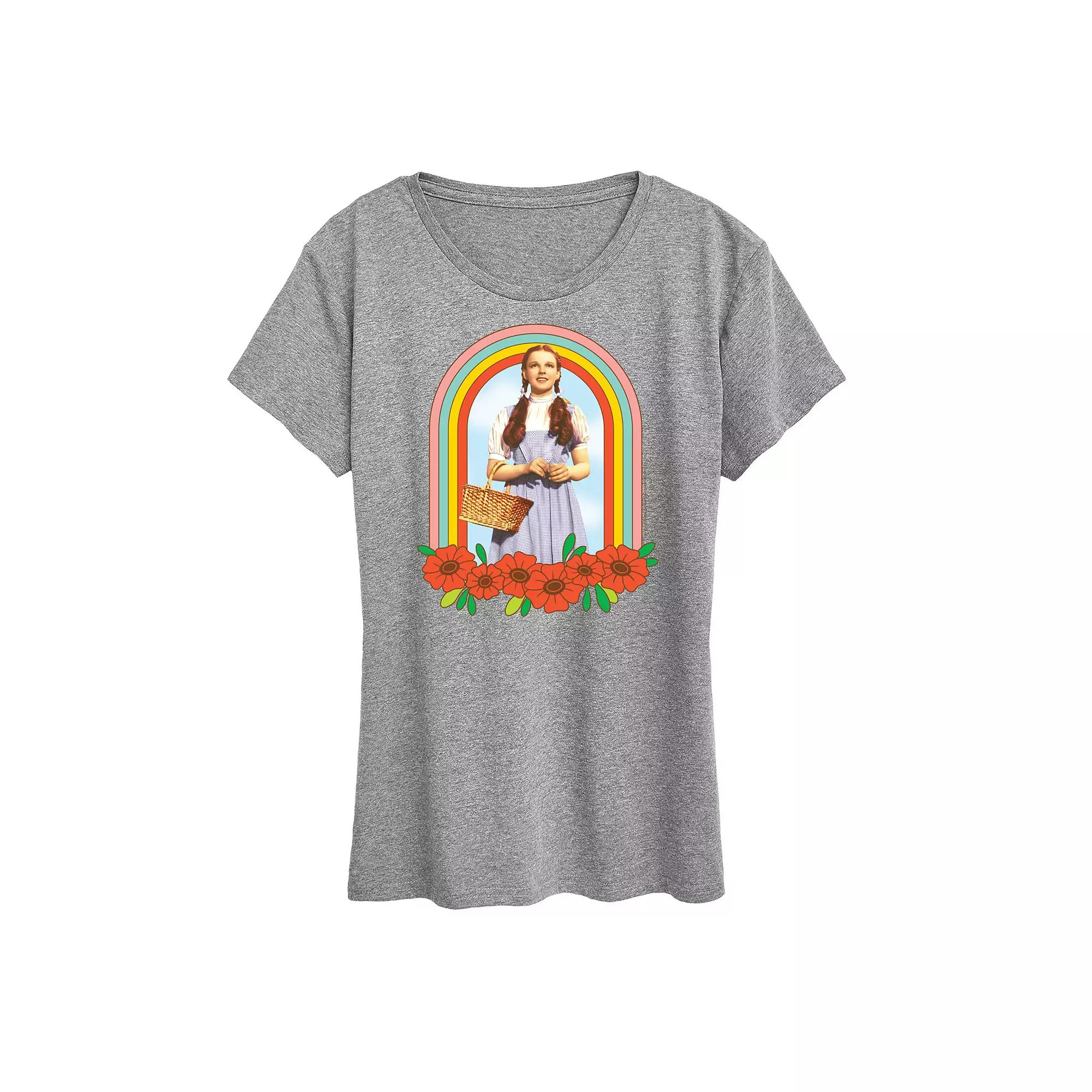 Women's Wizard of Oz Dorothy Rainbow Graphic Tee, Girl's,  Product Image