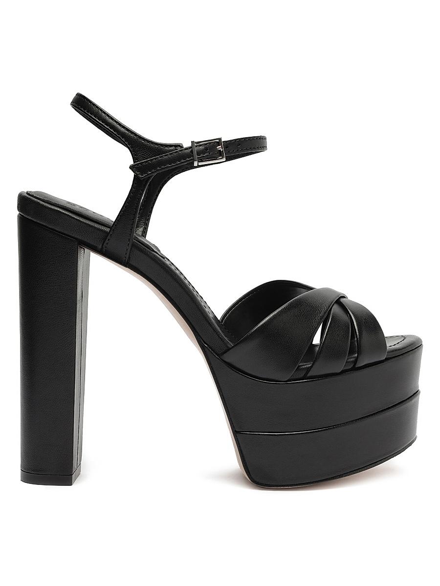 Schutz Leather High Platform Keefa Sandal Womens at Urban Outfitters Product Image