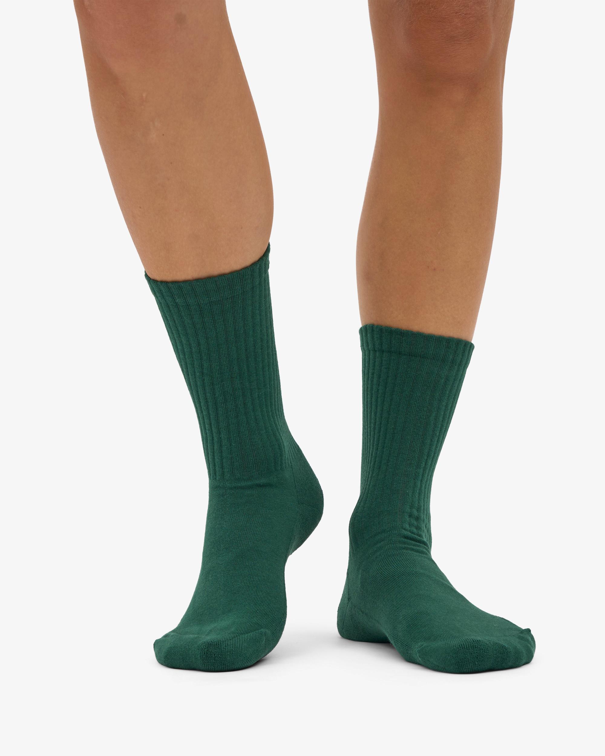 Organic Active Sock - Petrol Blue Product Image