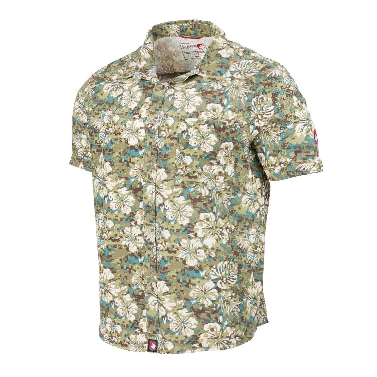 Canada Weather Gear Men's Non Perforated Button up Short Sleeve Shirt Product Image