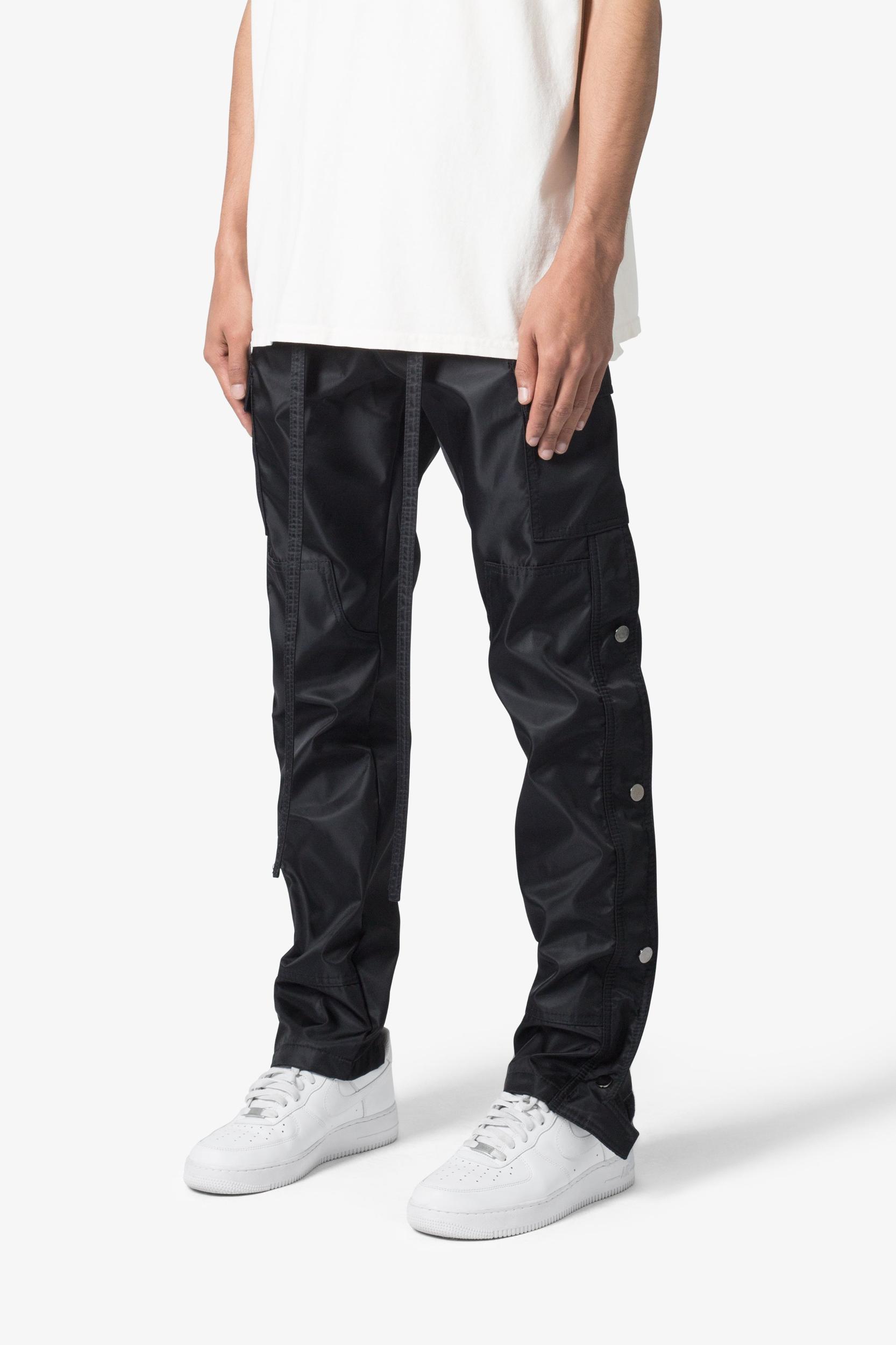 Snap Zipper II Cargo Pants - Black Male Product Image
