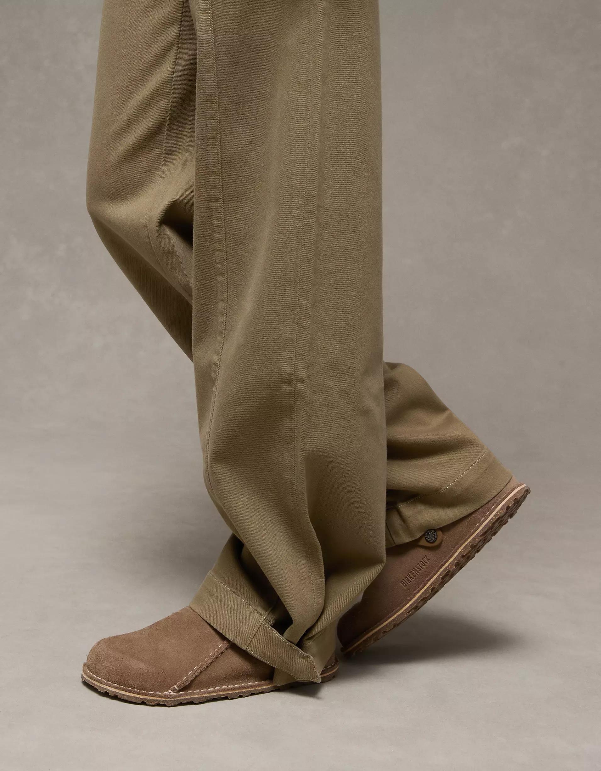 AE Stretch Low-Rise Ultra Wide-Leg Convertible Trouser Product Image