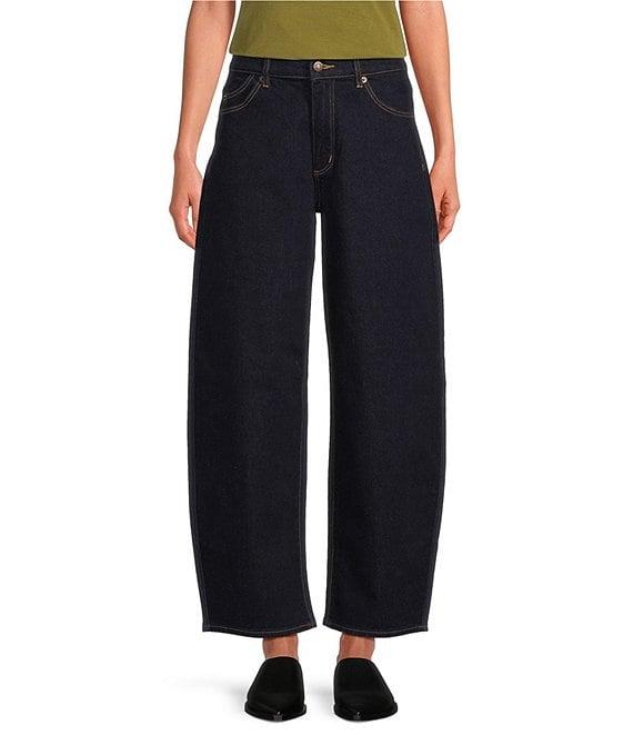 Rolla's Gigi Barrel Ava Mid Rise Wide Leg Jeans Product Image