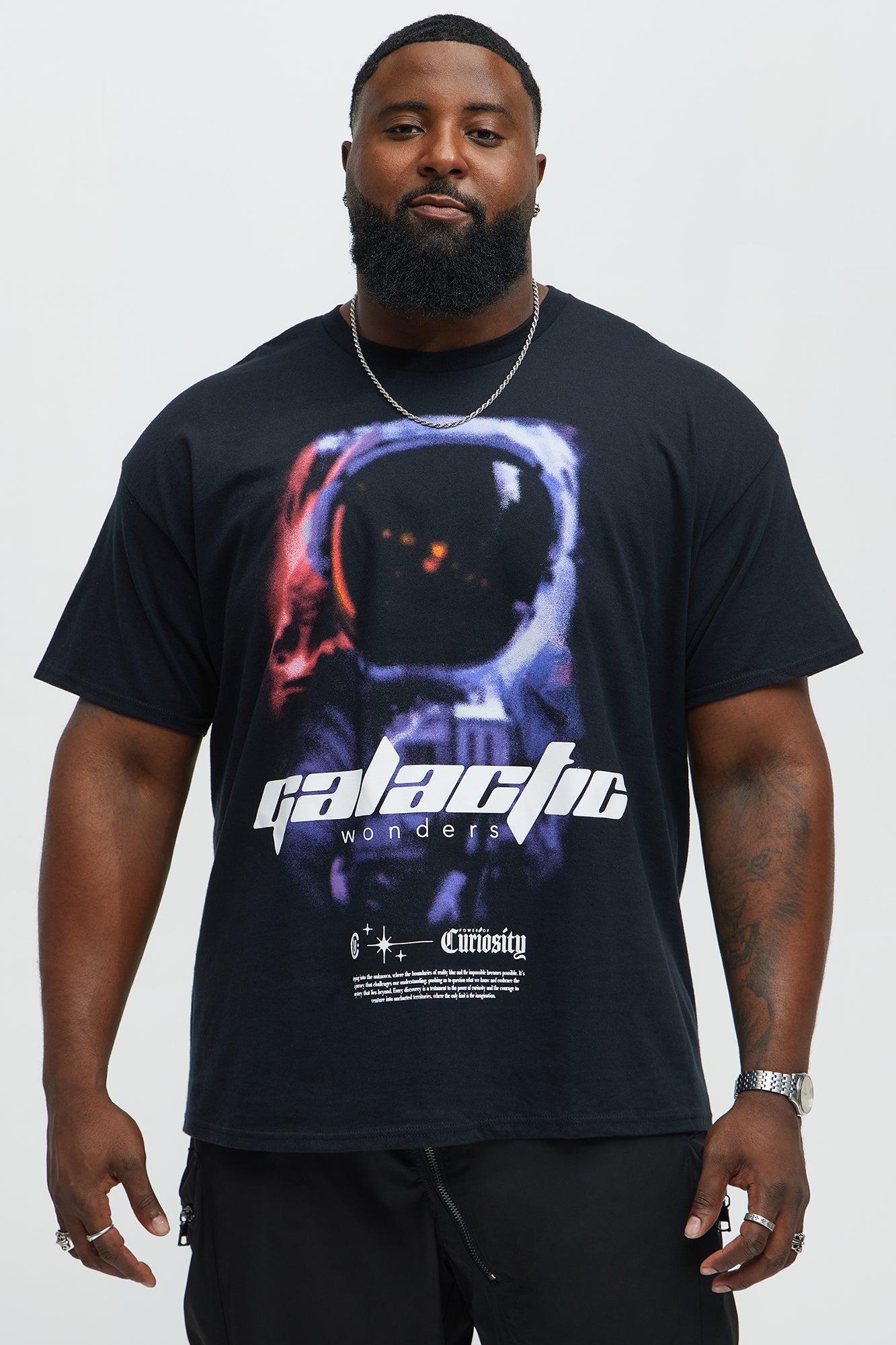 Galactic Travel Short Sleeve Tee - Black Male Product Image