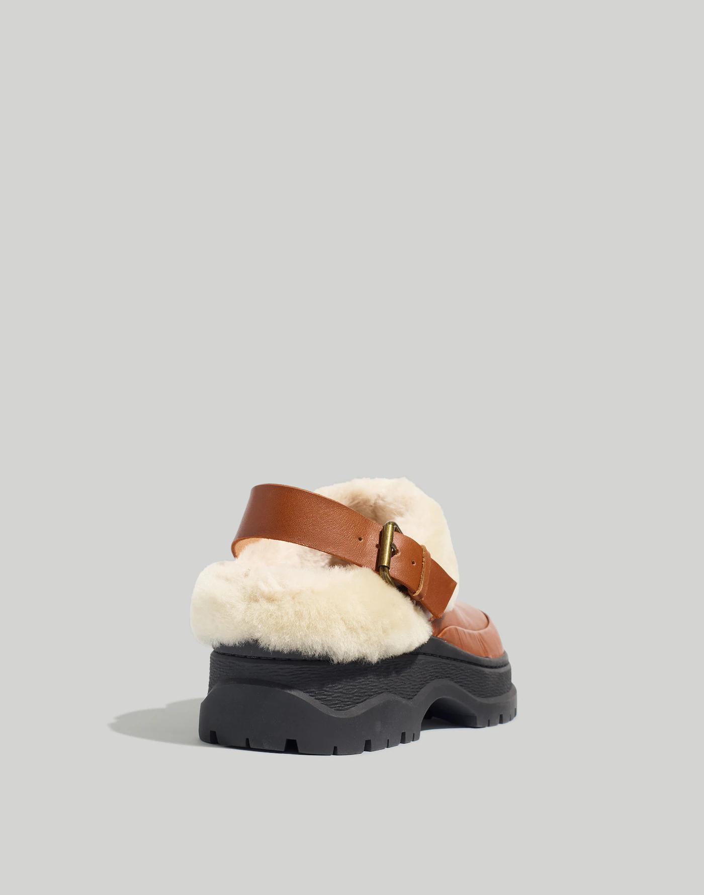 The Shearling Sigrid Slingback Mule Product Image