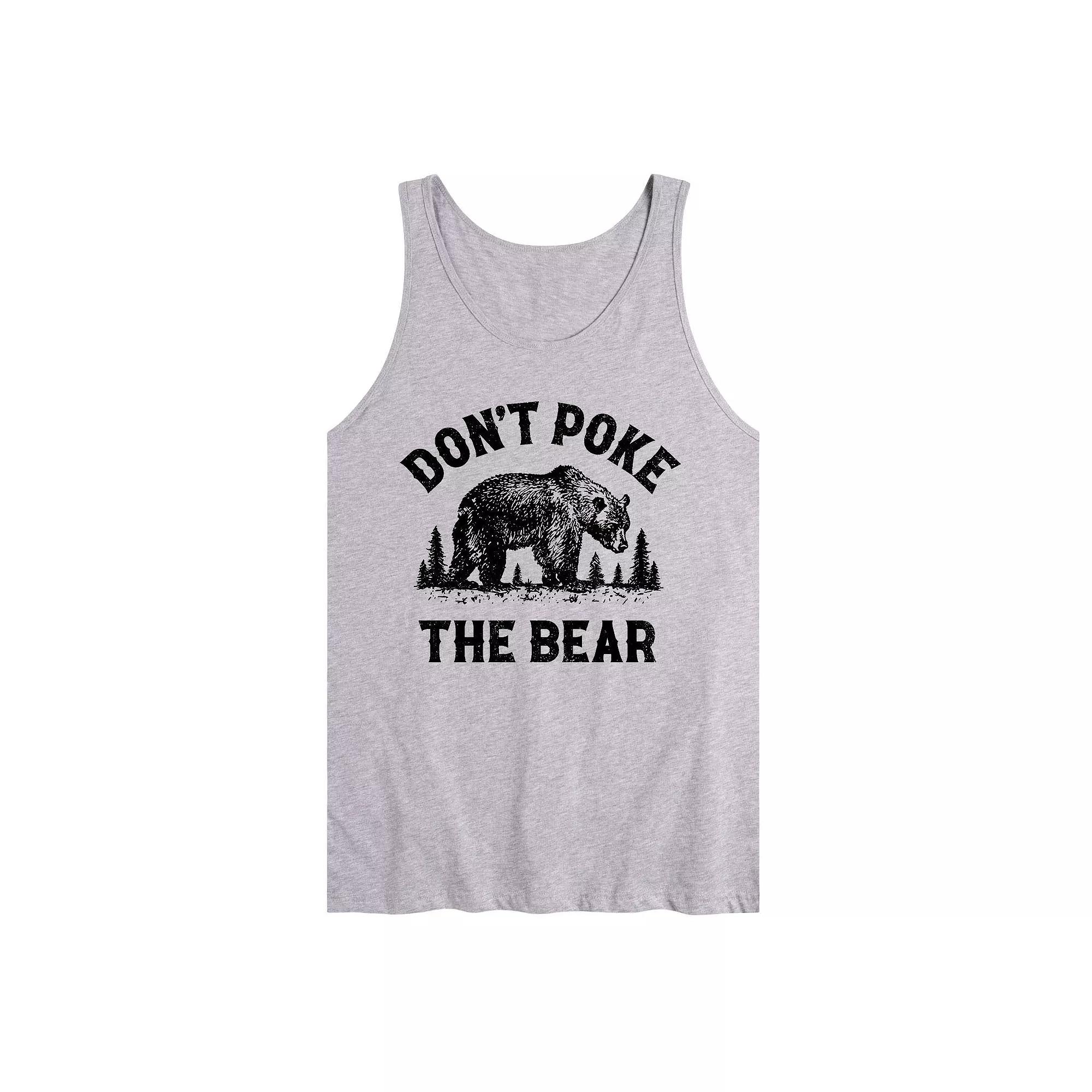 Men's Don't Poke The Bear Tank Top,  Product Image