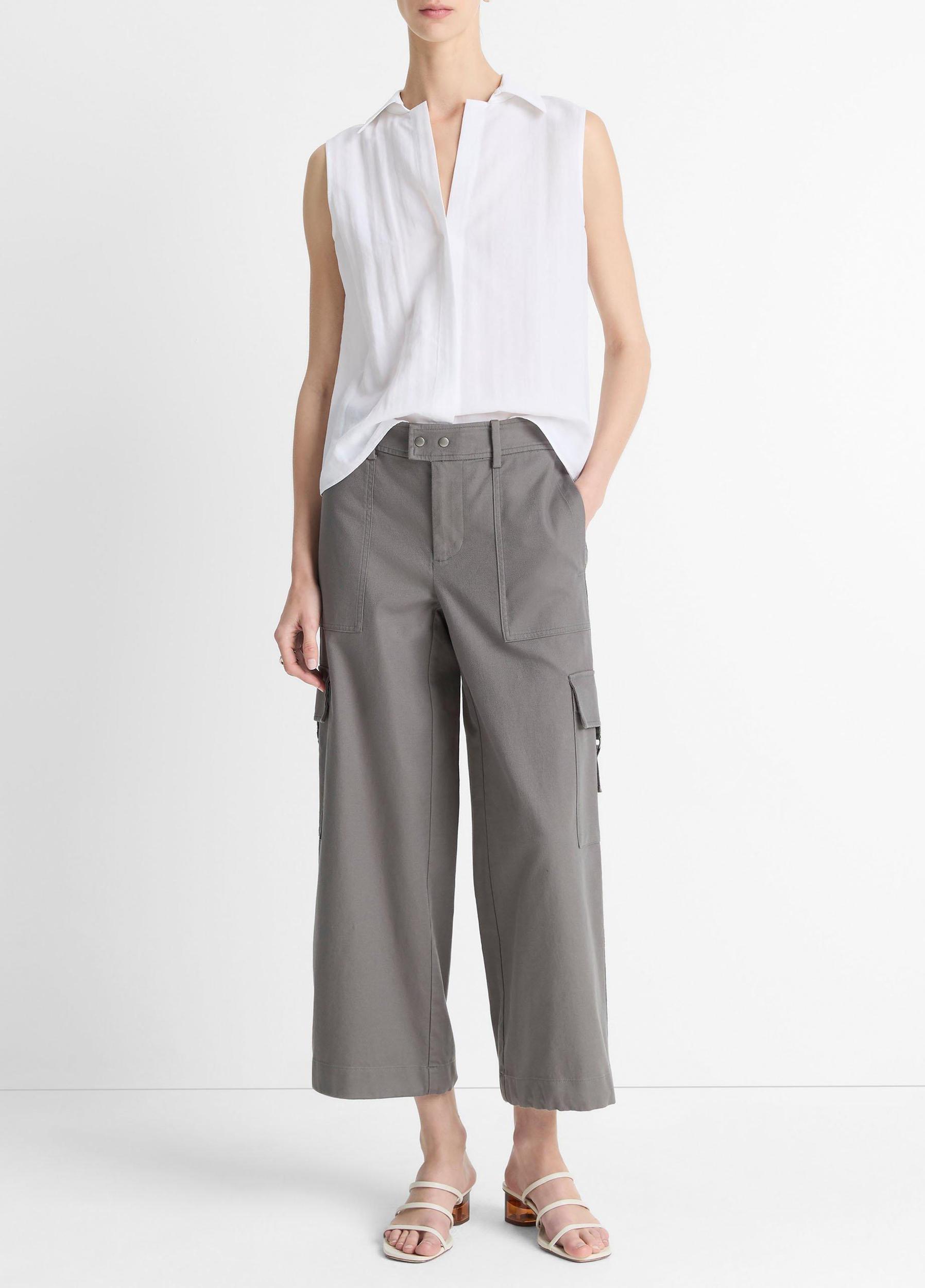 Cotton Low-Rise Utility Pant Product Image