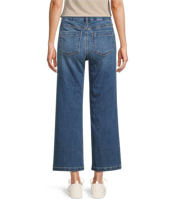 KUT from the Kloth Stretch Denim Charlotte High Rise Seamed Wide Leg Jeans Product Image
