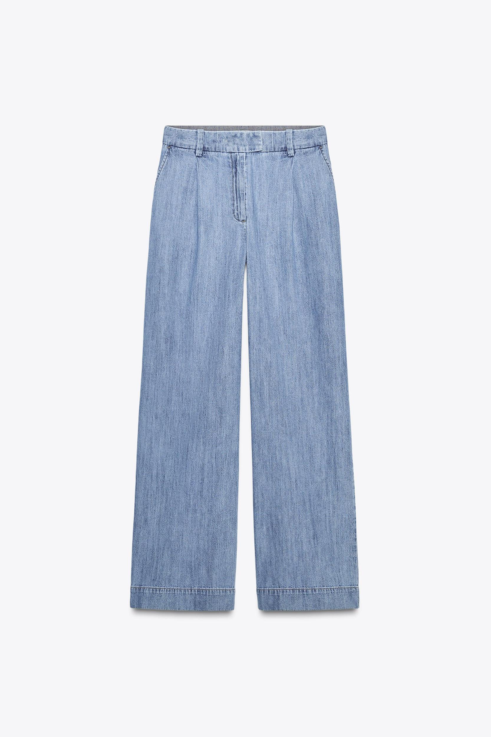 HIGH RISE Z1975 DARTED WIDE LEG JEANS Product Image