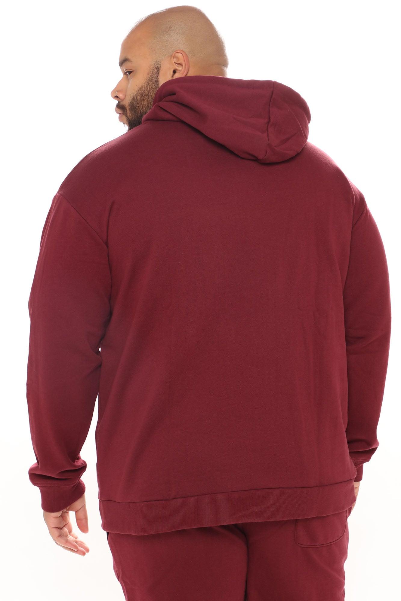 Tyson Hoodie - Burgundy Product Image
