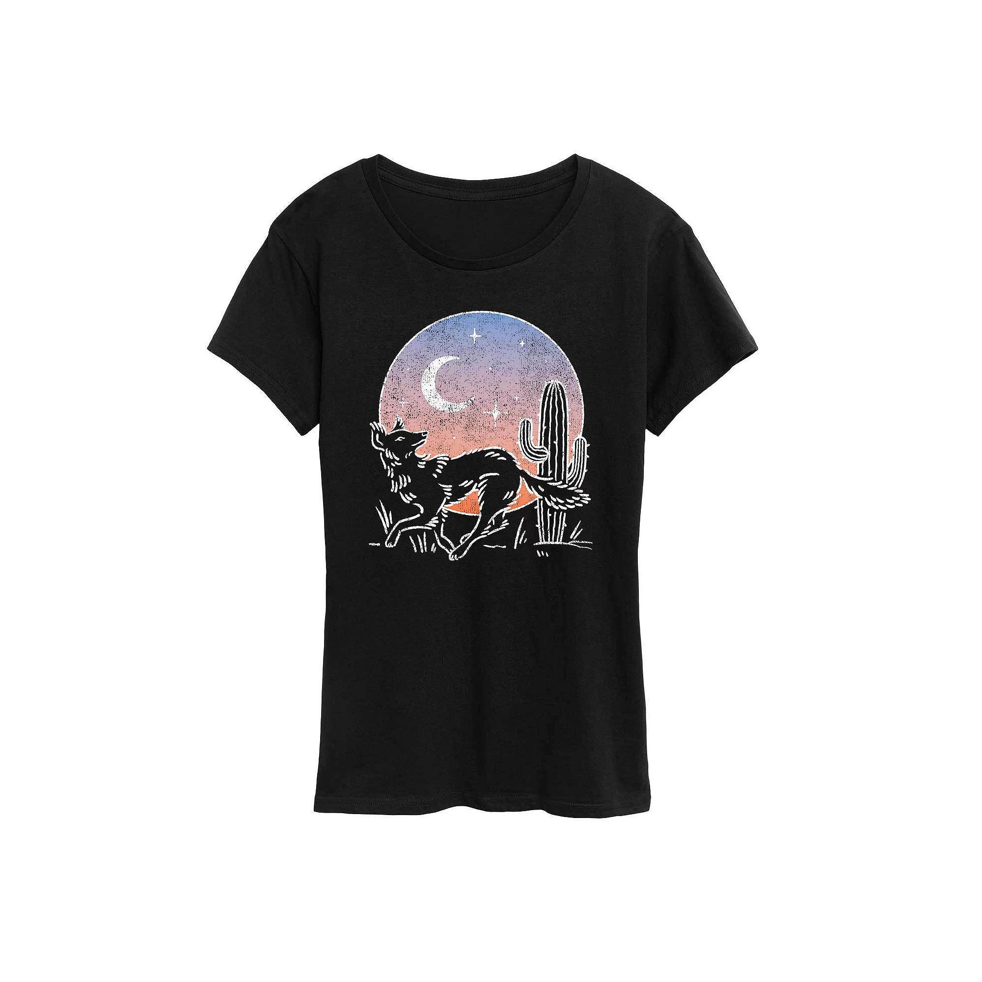 Women's Desert Coyote Graphic Tees, Girl's,  Product Image